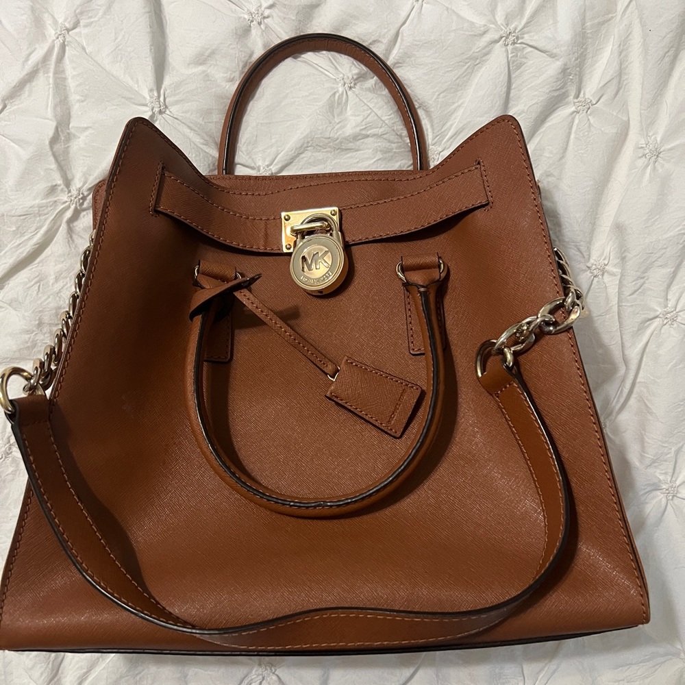 Michael Kors Brown Leather Satchel